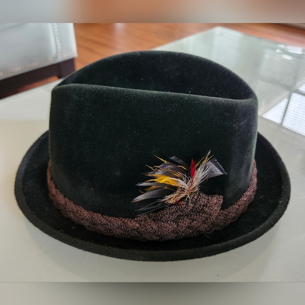 Vintage Stetson‎ Fedora Classic Chic '60s '70s Size 7 1/8